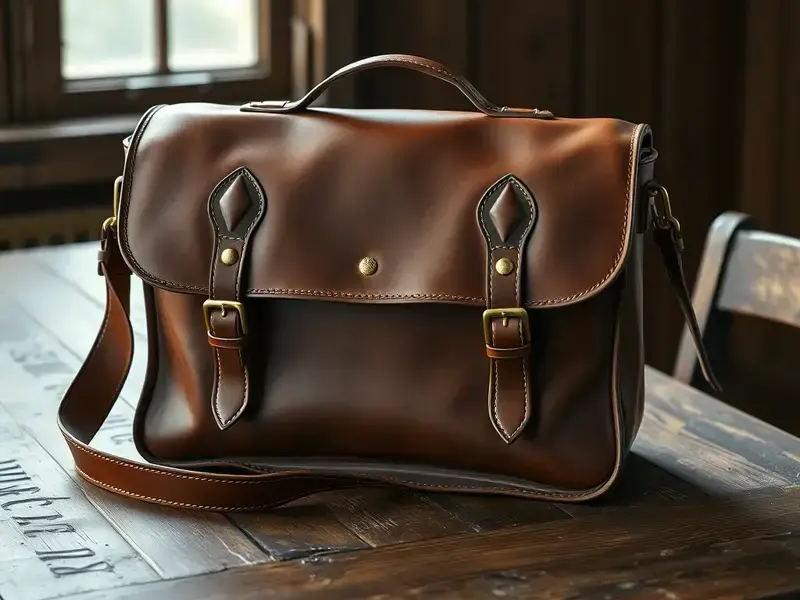 Leather bag color restoration