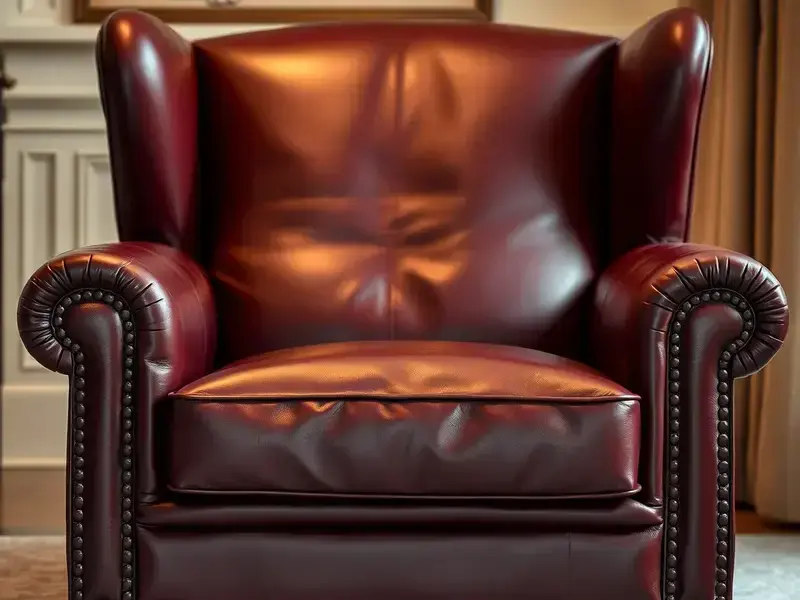 Leather chair detailing and cleaning