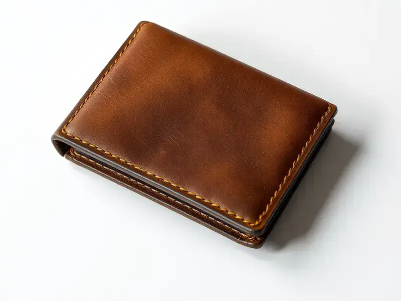 Leather wallet repair and stitching