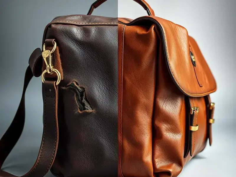 Leather repair tear restoration